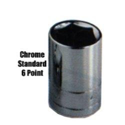K Tool International KTI23132 1" SOCKET 1/2" DRIVE STANDARD 6 POINT