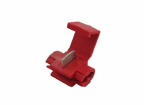 The Best Connection JTT1220-2H JT & T Products () - 22-16 AWG, Mid-Line Tap Connectors with Stop, Red, 6 Pcs.