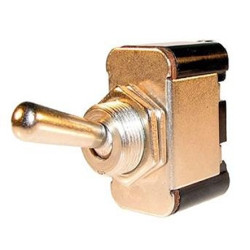 The Best Connection JTT2642F JT & T Products () - 25 AMP @ 12 Volt - S.P.S.T., Heavy Duty On/Off Toggle Switch with Two Screw Terminals