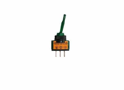 The Best Connection JTT2615J JT & T Products () - 20 AMP @ 12 Volt - S.P.S.T., Illuminated On/Off Toggle Switch, Green