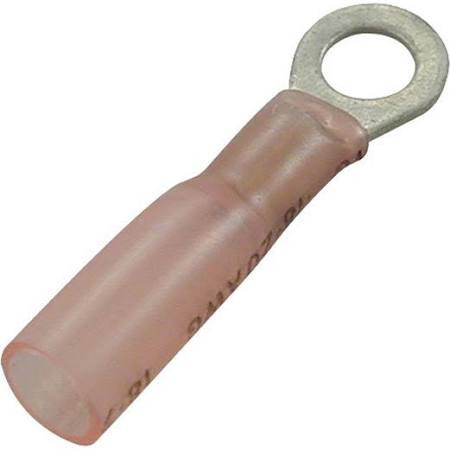 The Best Connection JTT2303J 22-18 1/4 IN Red CS Heat Shrink Ring - 5 Piece