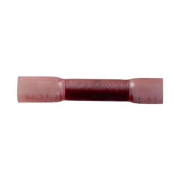 The Best Connection JTT2260J 8 Red CS Heat Shrink Butt Connector - 4 Piece