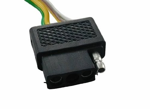 The Best Connection JTT2515F 4-Way Flat Molded FM Trailer Connector 1 Pc