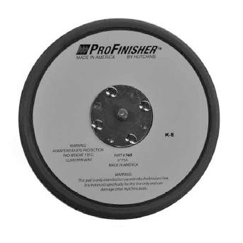 Hutchins HUT760 6" PSA PAD LOW PROFILE (HTN-)