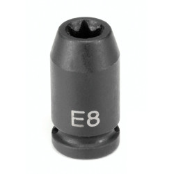 Grey Pneumatic GRE908ET () 1/4" Drive x E8 External Star Impact Socket