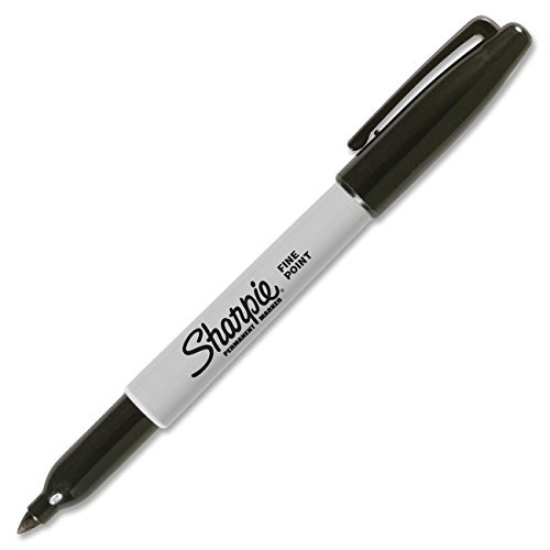 Vise Grip HAN30051 Sharpie Fine Point Permanent Marker Open Stock-Black