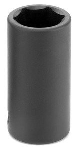 Grey Pneumatic GRE1018MSD 3/8" DR 18MM SEMI-DEEP 6PT IMPACT SOCKET