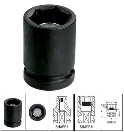 Grey Pneumatic GRE2020RG 1/2" Drive x 5/8" Magnetic Standard