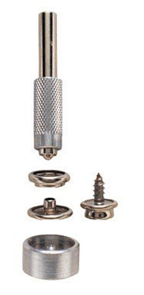 GENERAL TOOL GHM1267 Screw Snap Fastener Kit with 6 Fasteners S & INSTRUMENTS