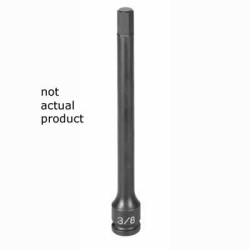 3/8" Drive x 4mm Hex Driver 6" Length Grey Pneumatic GRE19046M GRE19046M