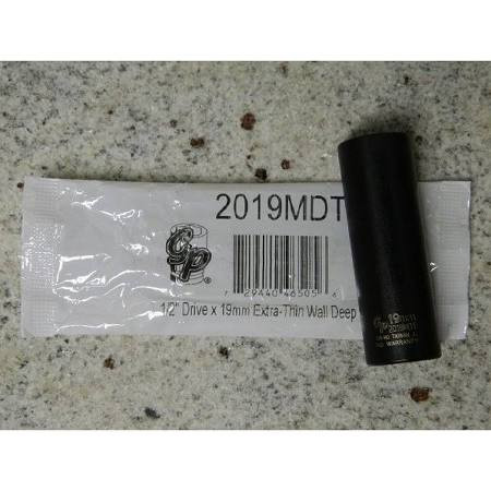 Grey Pneumatic GRE2019MDT 1/2" Drive x 19mm Extra-Thin Wall Deep