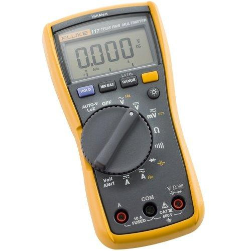 Fluke FLU117 -117 Digital LCD Display Multimeter with Test Lead Set and C115 Durab, N/A