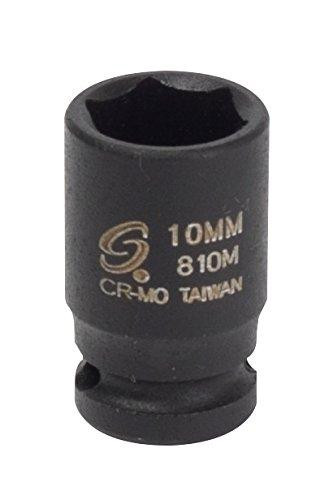 Sunex SUN810M 810m 1/4-Inch Drive 10-Mm Impact Socket
