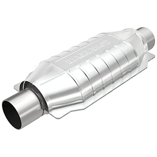 MAGNAFLOW 94005 Catalytic Converter: 2.25 inch inlet and outlet; oval body; without A.I.R. system and O2 sensor fitting