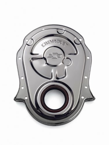 PROFORM 141216 Timing Chain Cover: 1965-1990 Chevrolet Big Block; Timing Chain Cover; Chevy Bow Tie