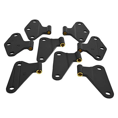 KENTROL 80581 BODY DOOR HINGE SET (8PCS-4DR)