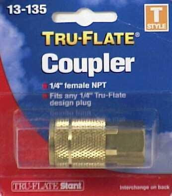 Plews TRF13-135 Tru-Flate Quick Change Coupler Body 1/4 " Npt