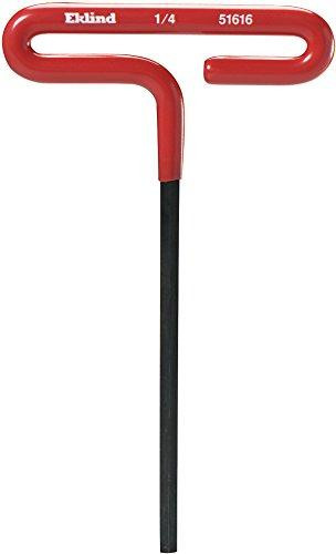 EKLIND TOOL EKL51616 EKLIND 51616 1/4 Inch Cushion Grip Hex T-Handle T-Key allen wrench
