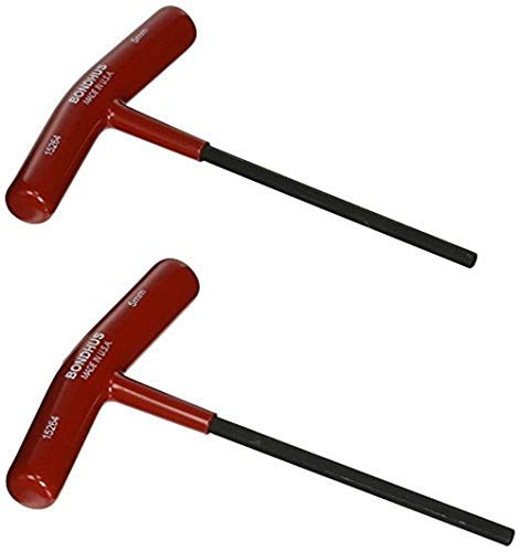 Bondhus BND15264 T-Handle, Hex, 5.0mm, 6" Length Corp.