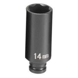 Grey Pneumatic GRE914MDS Socket (1/4" Surface Drive x 14mm Deep)
