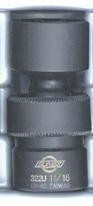 Sunex SUN322UM 322um 3/8-Inch Drive 22-Mm Universal Impact Socket