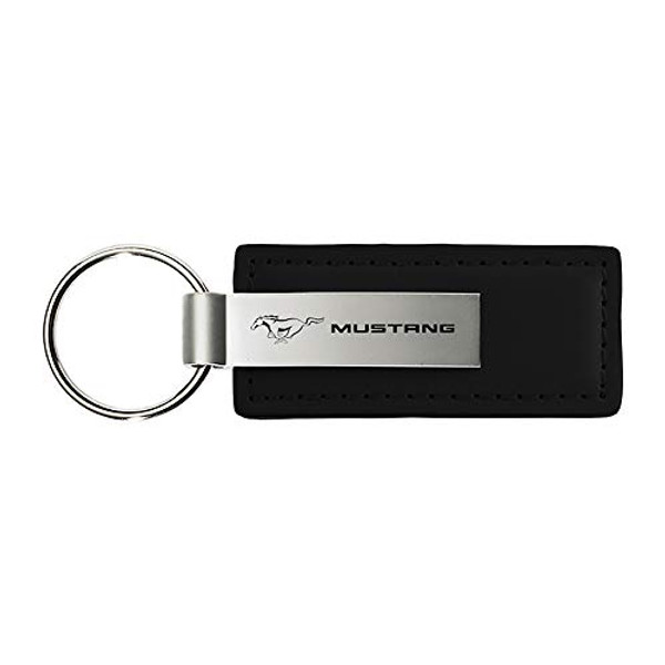 AUTO GOLD KC1540MUS MUSTANG BLACK LEATHER KEY