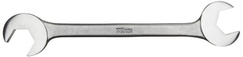 Martin Sprocket & Gear MRT3721 Martin Forged Alloy Steel 1-1/16" x 1-1/16" Opening 15 and 60 Degree Angle Hydraulic Wrench, 10" Overall Length, Chrome Finish