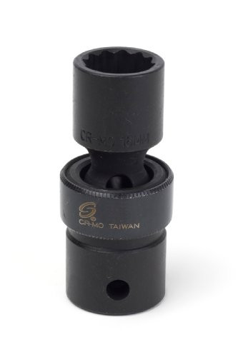 Sunex SUN213ZUM 1/2-Inch Drive 13-mm 12-Point Universal Impact Socket