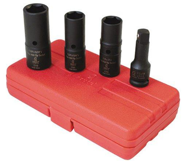 Sunex SUN2724 2724 1/2-Inch Drive Deep Thin Wall Flip Socket Set, 4-Piece Sunex SUN2724 2724 1/2-Inch Drive Deep Thin Wall Flip Socket Set, 4-Piece
