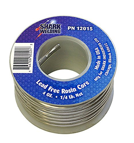 Shark Industries Ltd SRK12017 Shark 0.125-Inch Lead Free Wire Solder
