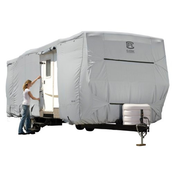 Classic Accessories 134141001 PermaPRO Lightweight Ripstop and Water Repellent Cover, for 18' - 20' Travel Trailers,