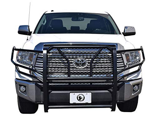 BLACK HORSE RUTOTU07B - Black Rugged Heavy-Duty Grille Guard for 2007-2021 Toyota Tundra