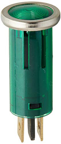 WIRTHCO 20542 Battery Doctor Green Indicator Light with Chrome Bezel (1/2 Inch Round)