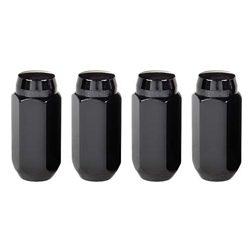 MCGARD 64024 McGard Black Cone Seat Style Lug Nut Set (M14 x 1.5 Thread Size) - Set of 4