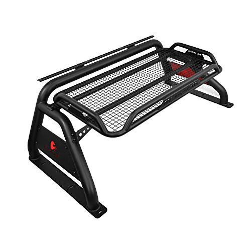 BLACK HORSE RBBA1B Atlas Roll Bar RB-BA1B - Black for Dodge 2000-2021 Ram 150/2500 / 3500 Ford F-150 Nissan Titan GMC Sierra 1500/2500/3500 Toyota Tundra Chevrolet Silverado 1500/2500 / 3500