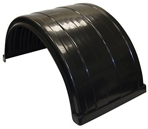 BUYERS PROD 8590245 ucts Poly Fender (Fender,Poly,Fits Up to 24.5In Dual Rear) , Black