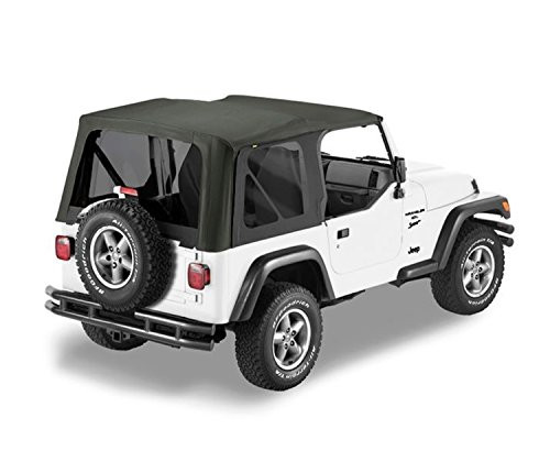 BESTOP 7913901 Black Sailcloth Replace-A-Top for 1997-2002 Wrangler