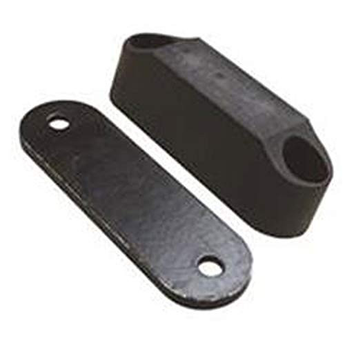 RV DESIGNER L602 Collection Black Standard Magnetic Catch W/Plate 10 Lbs. Oblong