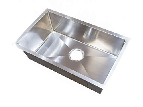 LIPPERT COMP 385313 Better Bath - Single Square Sink - 27" x 16" x 7" (Stainless Steel)