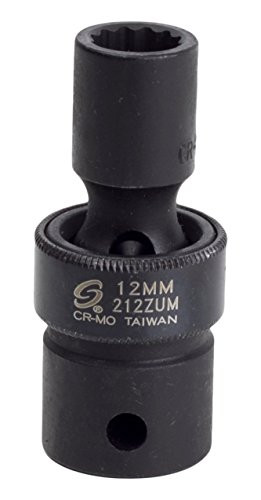 Sunex SU212ZUMDL 212zum 1/2-Inch Drive 12-Mm 12-Point Universal Impact Socket