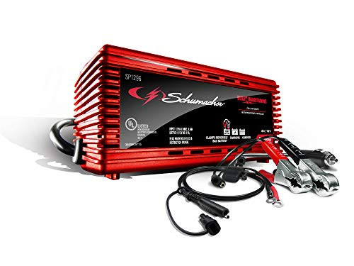 Schumacher SCHSP1296 ELECTRIC CORP CHRGR/MNTNR 2A POWERSPORT 6/12V