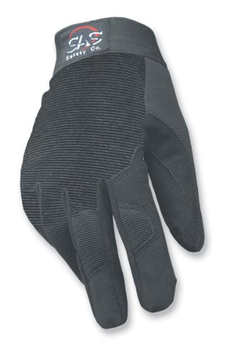 SAS Safety SA6354 Mechanic's Pro Tool Safety Gloves, Black, X-Large