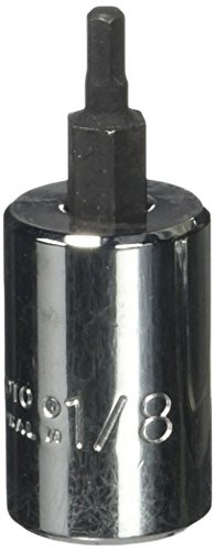 DeWalt PO49901/8 Stanley Proto JST 3/8-Inch Drive Short Hex Bit Socket, 1/8-Inch