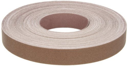 NORTON DOOR CONTROLS NR26272 Norton K225 Metalite Abrasive Roll, Cloth Backing, Aluminum Oxide, 1" Width x 50yd Length, Grit P180 (Pack of 5)