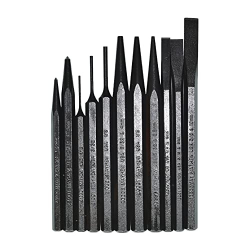 Mayhew MY61411 STEEL PRODUCTS INC PUNCH & CHISEL 11 PC SET