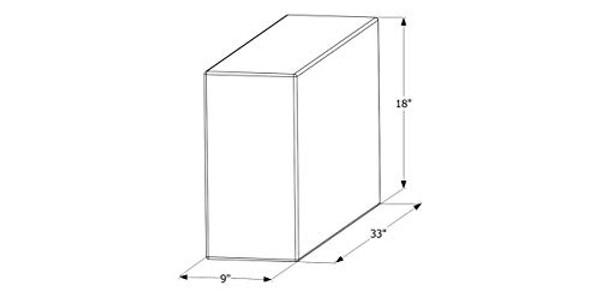 ICON 12455 WT2455  33X18X9  20 GAL.