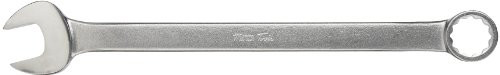 Martin Sprocket & Gear MT1172A Martin Forged Alloy Steel 1-3/16" Opening 15 Degree Angle Combination Wrench, 12 Points Standard, 17-3/16" Overall Length, Chrome Finish