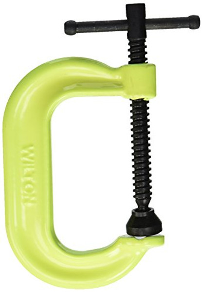 JPW INDUSTRIES INC WC14301 Wilton Drop Forged Hi Vis C-Clamp, 0-Inch-3-Inch Jaw Opening, 2-1/2-Inch Throat Depth JPW INDUSTRIES INC WC14301 Wilton Drop Forged Hi Vis C-Clamp, 0-Inch-3-Inch Jaw Opening, 2-1/2-Inch Throat Depth