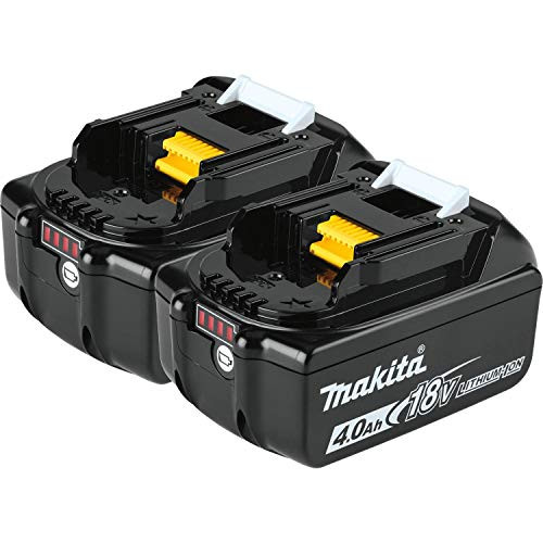 Makita MPBL1840B-2 18V LXT Lithium-Ion 4.0Ah Battery Twin Pack, Black