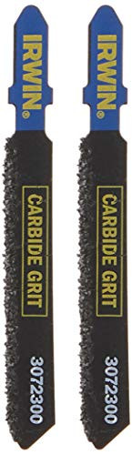 IRWIN SPEEDBOR HN3072300 Irwin Marathon 3" 5/32 Carbide Grit T-Shank Jigsaw Blade, 2 count (1 Pack)